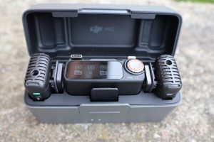 DJI Mic 2 Mikrofon Ladecase offen