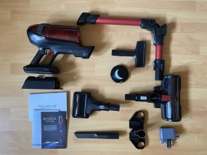 Rowenta RH98A8wo X-Force Flex 12.60 Akku-Staubsauger ausgepackt