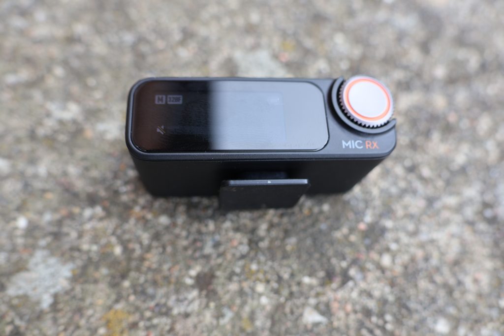 DJI Mic 2 Mikrofon Empfänger oben