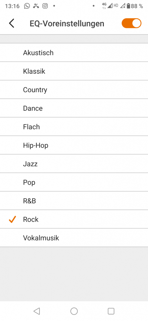 Creative Outlier Go Bluetooth-Kopfhörer Screenshot