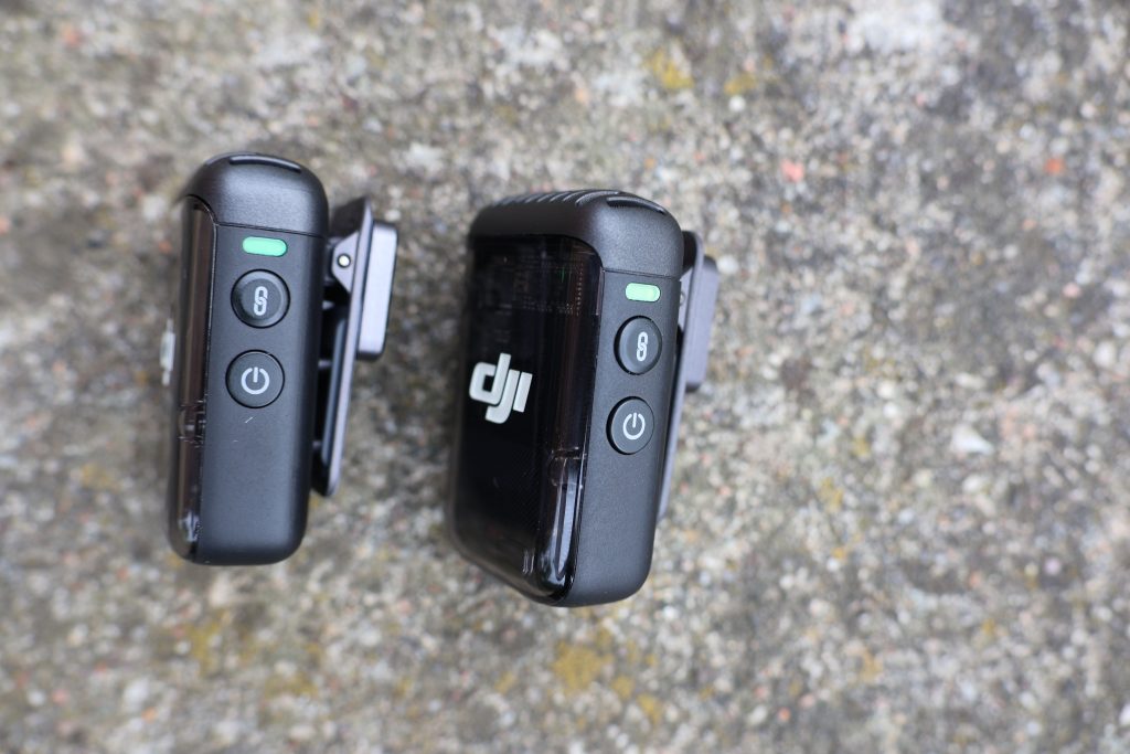 DJI Mic 2 Mikrofon Sender seitlich