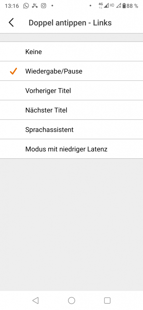 Creative Outlier Go Bluetooth-Kopfhörer Screenshot