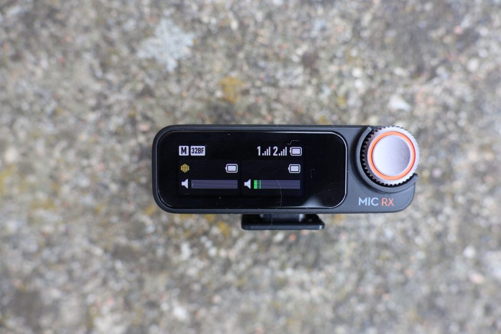 DJI Mic 2 Mikrofon Empfänger ein