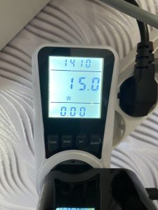 Eureka BR5 Akku-Staubsauger Leistungsaufnahme beim Laden