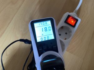 Proscenic P11 Mopping Akku-Staubsauger Leistungsaufnahme beim Laden