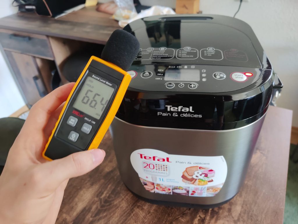 Tefal Pain & Délices PF240E Brotbackautomat Lautstärke Messung
