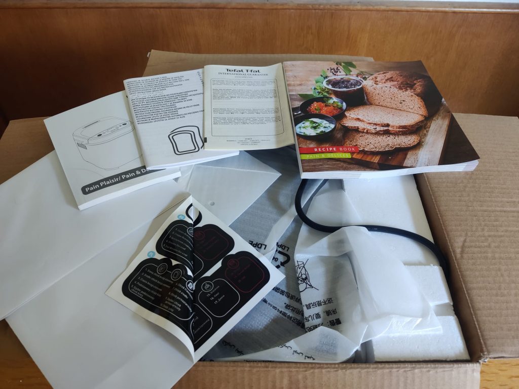 Tefal Pain & Délices PF240E Brotbackautomat komplettes Zubehör