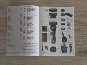 Anleitung des Braun Series 5 51-R1000s Rasierers geöffnet
