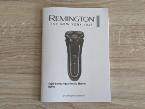Anleitung des Remington R6 Aqua Rasierers