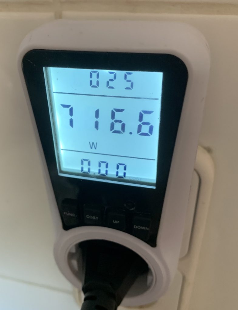 Beurer HT 80 Warmluftbürste Leistung in Watt