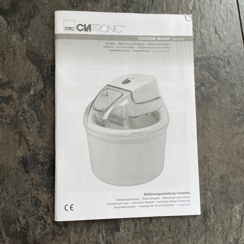 Clatronic ICM 3764 Eismaschine Anleitung