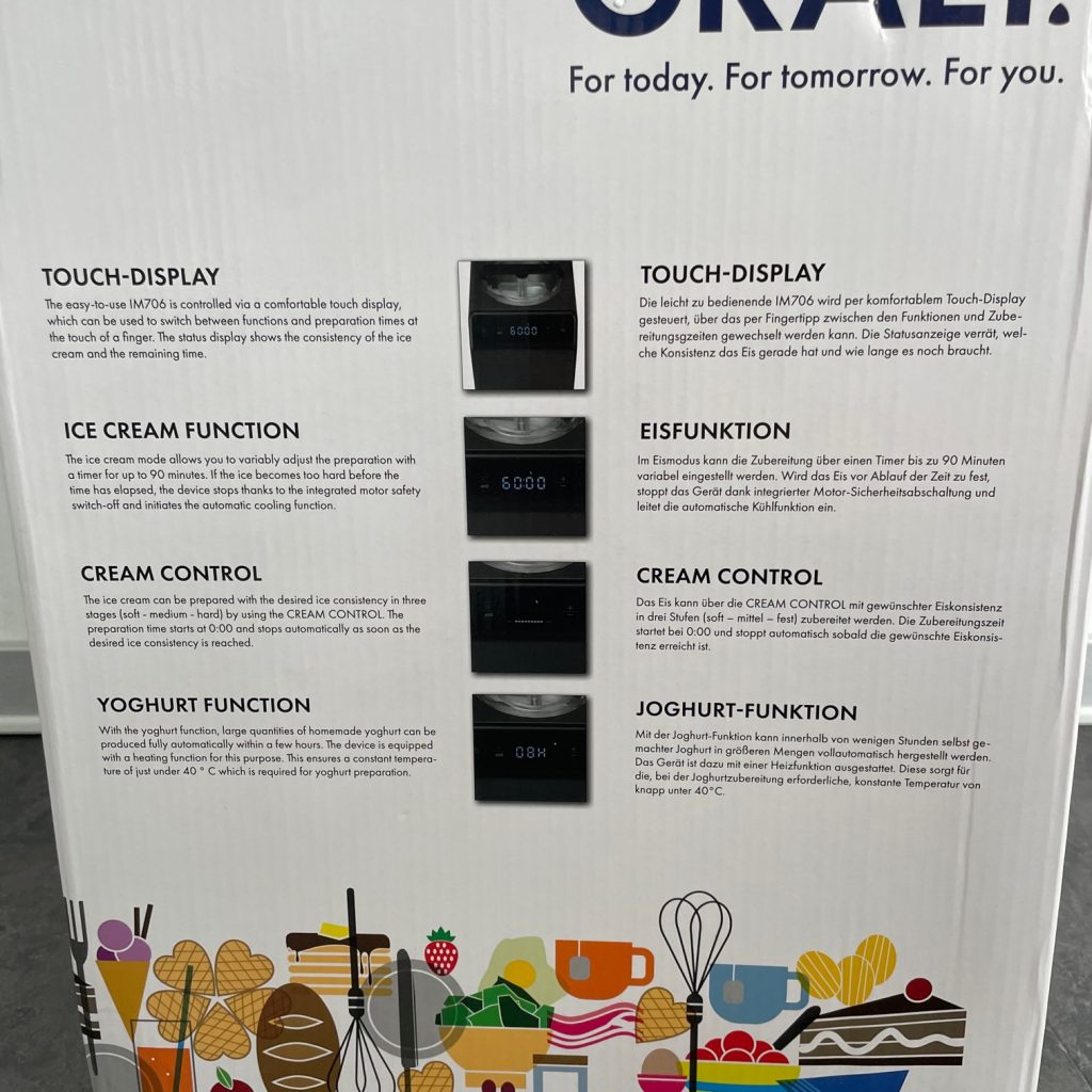 GRAEF IM 700 Eismaschine Verpackung