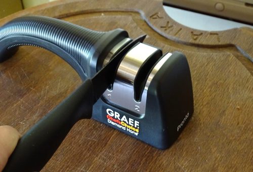 Graef Pronto Messerschärfer Test Grobschliff