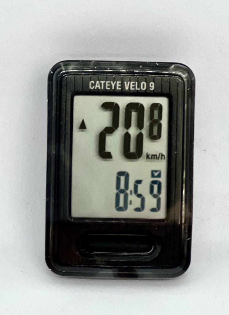 Cateye Velo 9 Fahrradcomputer mit Sicherheitsfolie