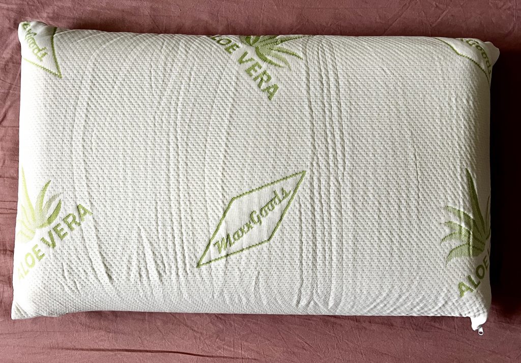 MaxxGoods AloeVera15 orthopädisches Nackenstützkissen