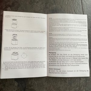 König SRB80 Eismaschine Anleitung