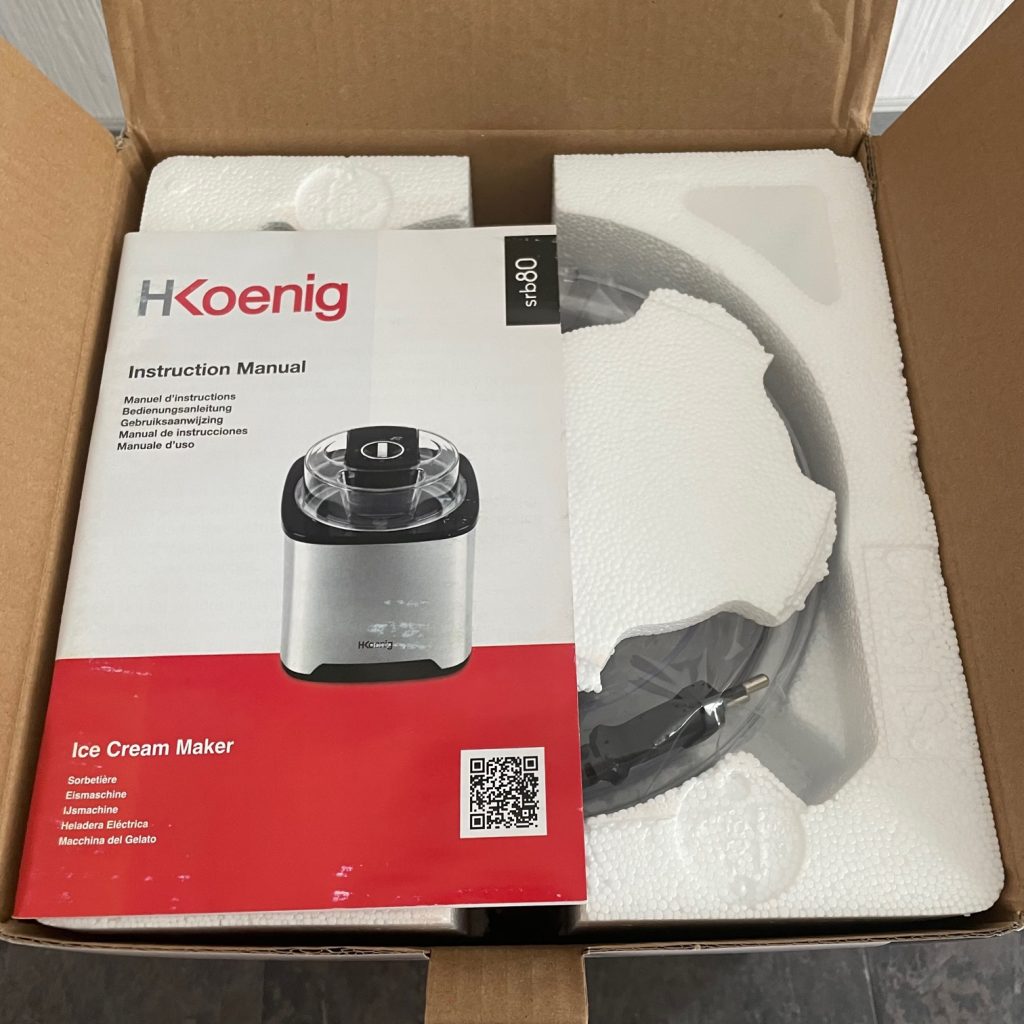 König SRB80 Eismaschine verpackt