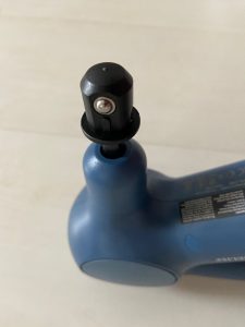 Kopfanschluss der Theragun Relief Massagepistole