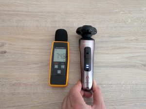 Lautstärke des Grundig ProClub MS 8130 Rasierers im Turbo-Modus