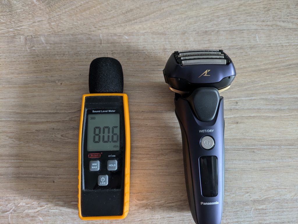 Lautstärke des Panasonic ES-LV67A803 Rasierers