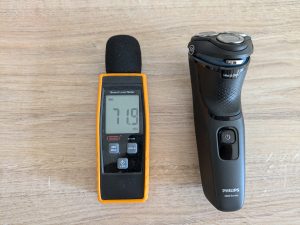 Lautstärke des Philips Shaver Series 3000 Modell S314500 Rasierers