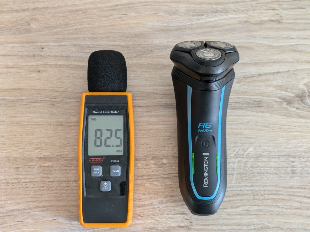 Lautstärke des Remington R6 Aqua Rasierers
