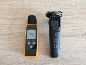 Lautstärke des Trimmers des Philips Shaver Series 7000 Modell S788735 Rasierers