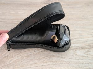 Lederetui mit Panasonic ES-LV67A803 Rasierer