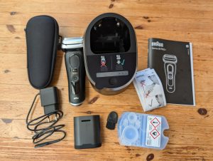 Lieferumfang des Braun Series 9 Pro+ Rasierers