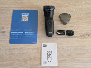 Lieferumfang des Philips Shaver Series 3000 Modell S314500 Rasierers