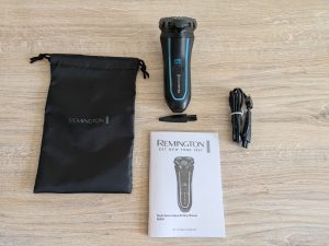 Lieferumfang des Remington R6 Aqua Rasierers