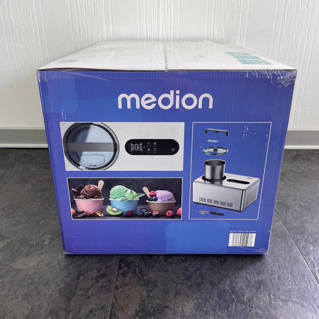 Medion MD 12170 Karton Seitenansicht