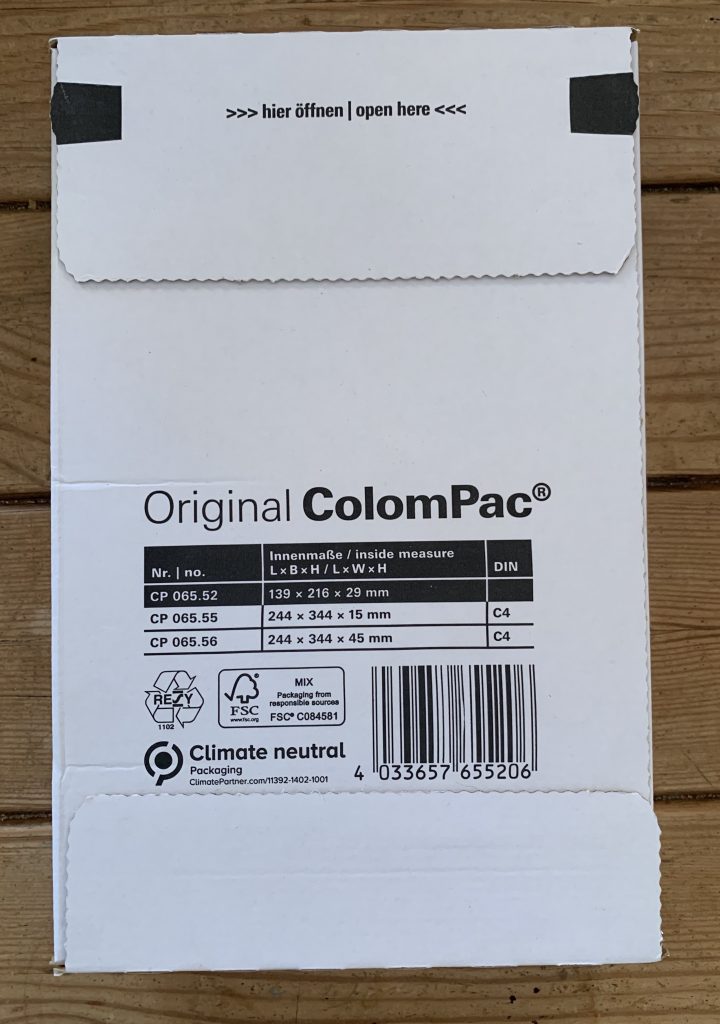 MyMonthlys-Periodenunterwäsche in der Verpackung