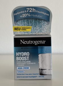 Neutrogena Hydro Boost Gesichtscreme in der Verpackung von vorne
