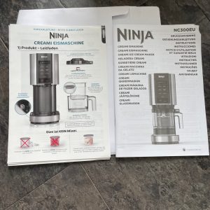Ninja CREAMi NC300EU Eismaschine Anleitung