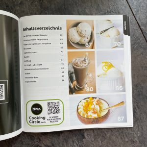 Ninja CREAMi NC300EU Eismaschine Rezeptbuch