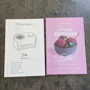 SPRINGLANE Eismaschine Elli Anleitungen