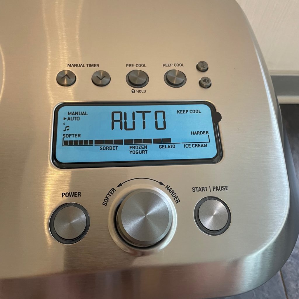 Sage The Smart Scoop Eismaschine Display
