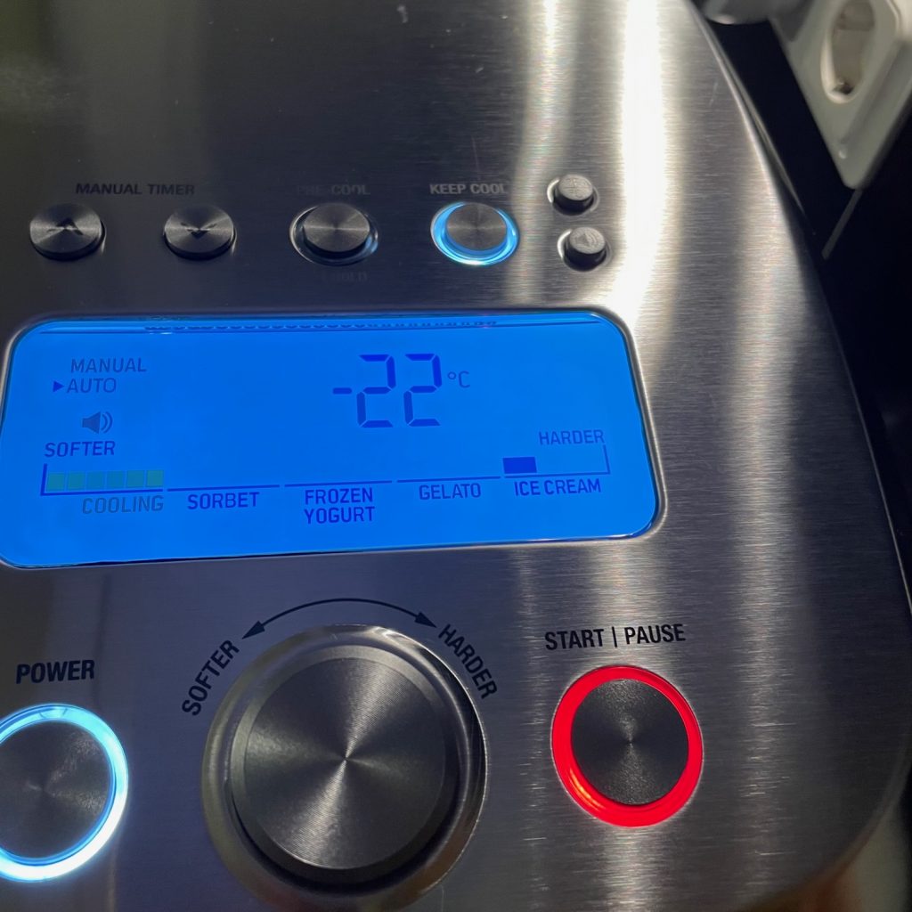 Sage The Smart Scoop Eismaschine Temperatur