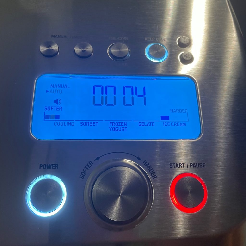 Sage The Smart Scoop Eismaschine Timer