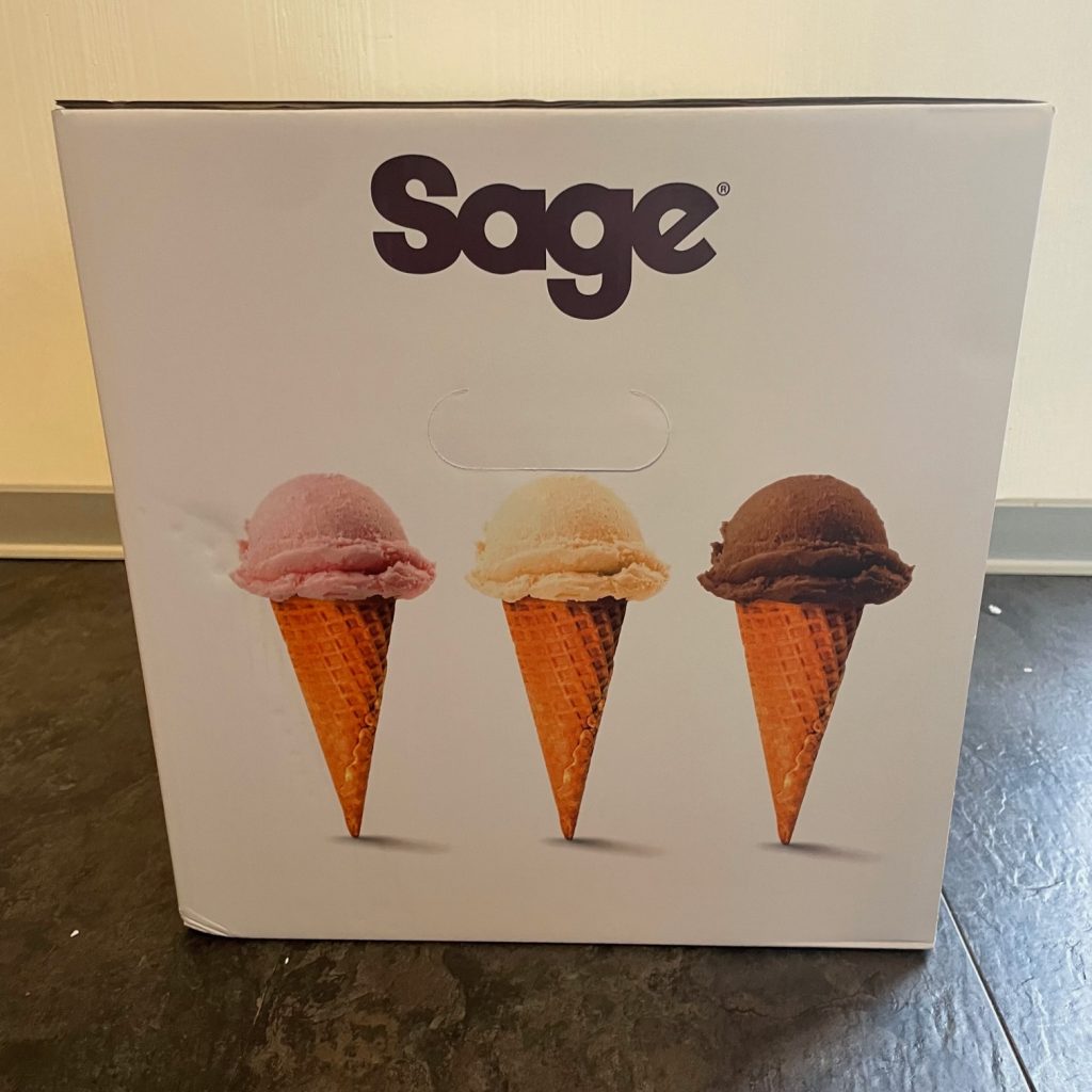 Sage The Smart Scoop Eismaschine Verpackung
