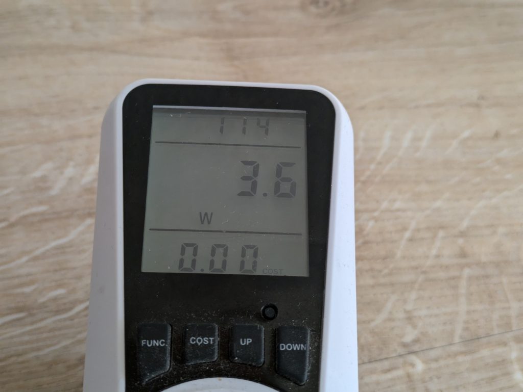 Stromverbrauch des Philips Shaver Series 7000 Modell S788735 Rasierers beim Laden
