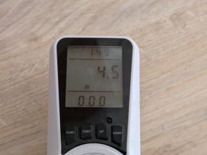 Stromverbrauch des SweetLF SWS7105 Rasierers beim Laden