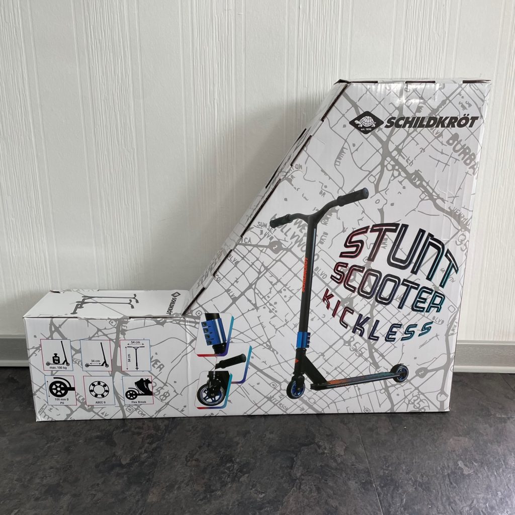 Stunt-Scooter Kickless 510432 von Schildkröt Verpackung