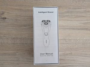 Verpackung des SweetLF SWS7105 Rasierer geöffnet ohne Rasierer