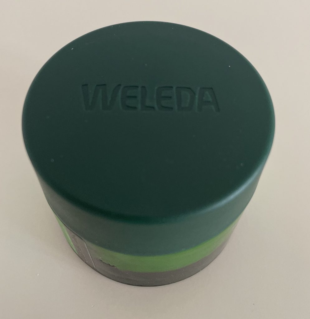 WELEDA Skin Food Feuchtigkeit & Glow Gesichtscreme Tiegel von oben