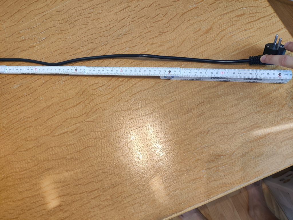 Arebos 4260627427741 Brotbackautomat Kabellänge Messung
