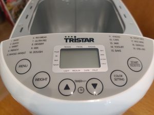 Tristar BM-4586 Brotbackautomat Bedienfeld