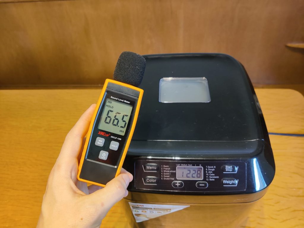 Clatronic BBA 3774 Brotbackautomat Lautstärke Messung