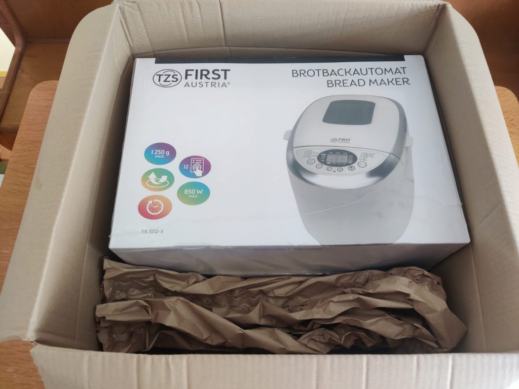 TZS First Austria FA-5152-3 Brotbackautomat Außenverpackung